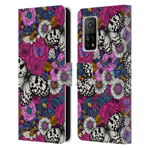 Katerina Kirilova Floral Patterns Colorful Garden Leather Book Wallet Case Cover For Xiaomi Mi 10T 5G