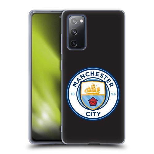 Manchester City Man City FC Badge Black Full Colour Soft Gel Case for Samsung Galaxy S20 FE / 5G