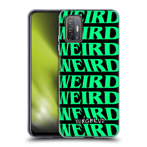 Yungblud Graphics Weird! Text Soft Gel Case for HTC Desire 21 Pro 5G