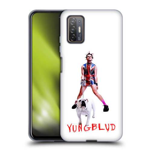 Yungblud Graphics Strawberry Lipstick Soft Gel Case for HTC Desire 21 Pro 5G