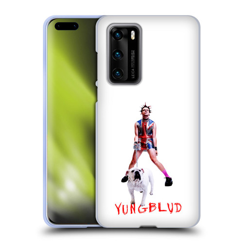 Yungblud Graphics Strawberry Lipstick Soft Gel Case for Huawei P40 5G