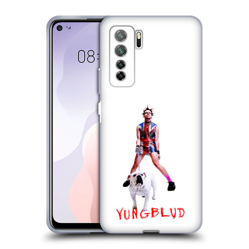 Yungblud Graphics Strawberry Lipstick Soft Gel Case for Huawei Nova 7 SE/P40 Lite 5G