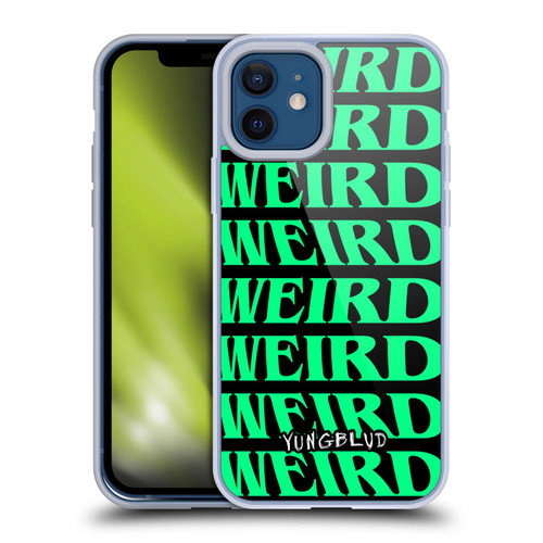 Yungblud Graphics Weird! Text Soft Gel Case for Apple iPhone 12 / iPhone 12 Pro