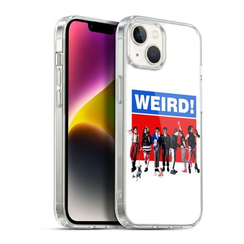 Yungblud Graphics Weird! Soft Gel Case for Apple iPhone 14 Plus