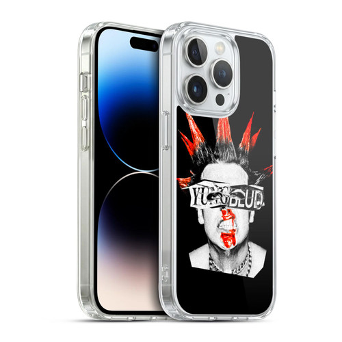 Yungblud Graphics Face Soft Gel Case for Apple iPhone 14 Pro