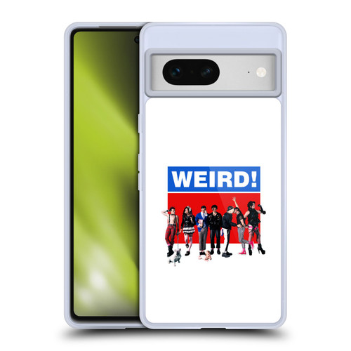 Yungblud Graphics Weird! Soft Gel Case for Google Pixel 7