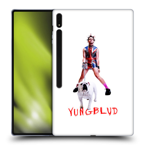 Yungblud Graphics Strawberry Lipstick Soft Gel Case for Samsung Galaxy Tab S8 Ultra