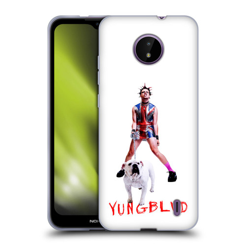 Yungblud Graphics Strawberry Lipstick Soft Gel Case for Nokia C10 / C20