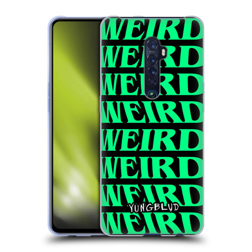 Yungblud Graphics Weird! Text Soft Gel Case for OPPO Reno 2