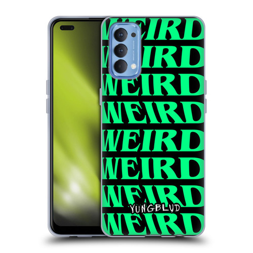 Yungblud Graphics Weird! Text Soft Gel Case for OPPO Reno 4 5G