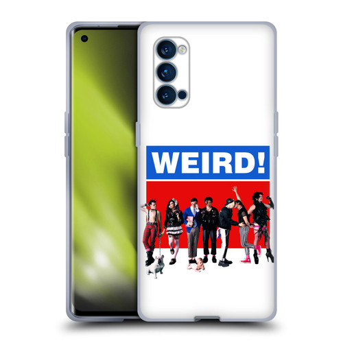 Yungblud Graphics Weird! Soft Gel Case for OPPO Reno 4 Pro 5G