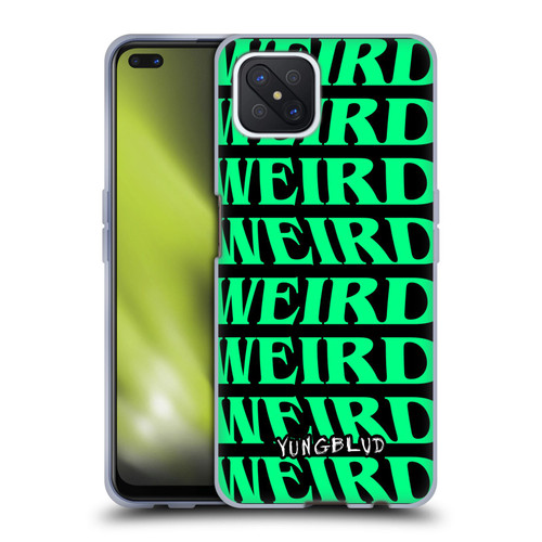 Yungblud Graphics Weird! Text Soft Gel Case for OPPO Reno4 Z 5G