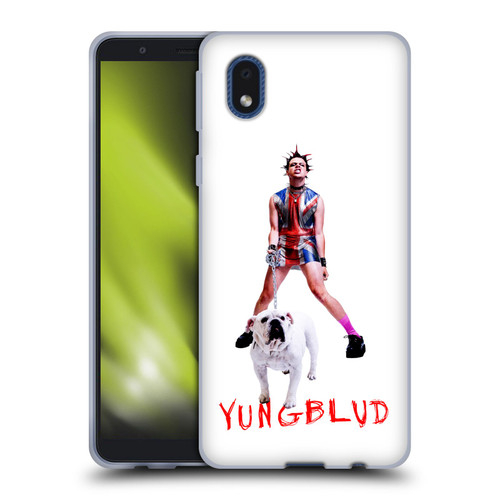 Yungblud Graphics Strawberry Lipstick Soft Gel Case for Samsung Galaxy A01 Core (2020)