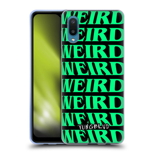 Yungblud Graphics Weird! Text Soft Gel Case for Samsung Galaxy A02/M02 (2021)