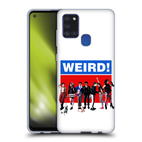 Yungblud Graphics Weird! Soft Gel Case for Samsung Galaxy A21s (2020)