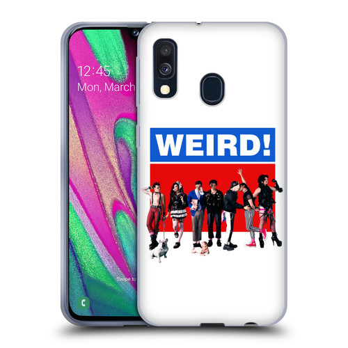 Yungblud Graphics Weird! Soft Gel Case for Samsung Galaxy A40 (2019)