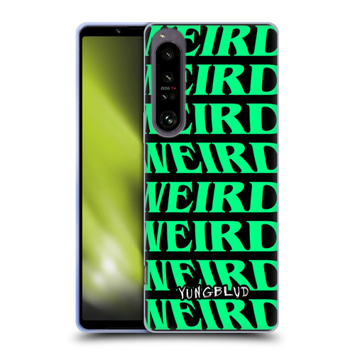 Yungblud Graphics Weird! Text Soft Gel Case for Sony Xperia 1 IV