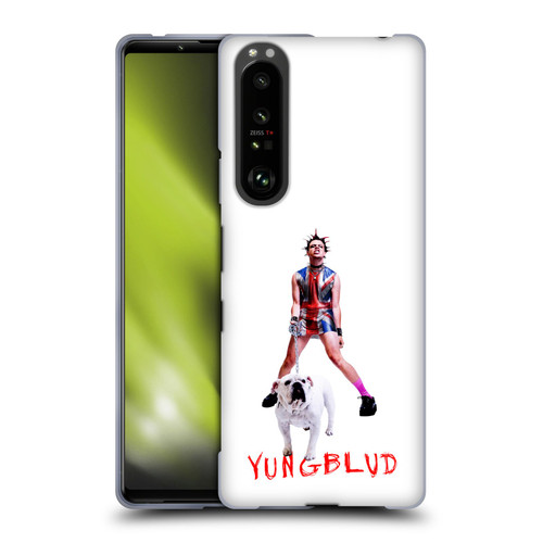 Yungblud Graphics Strawberry Lipstick Soft Gel Case for Sony Xperia 1 III