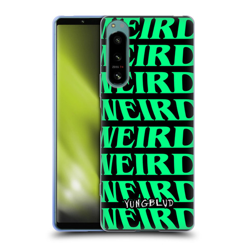 Yungblud Graphics Weird! Text Soft Gel Case for Sony Xperia 5 IV