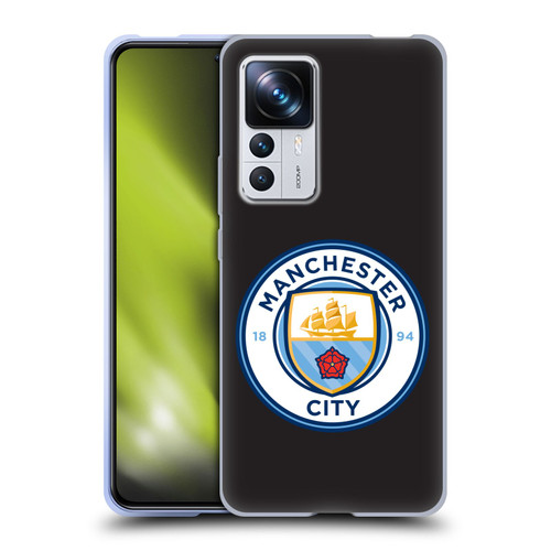 Manchester City Man City FC Badge Black Full Colour Soft Gel Case for Xiaomi 12T Pro