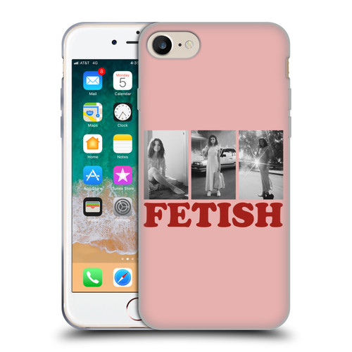 Selena Gomez Fetish Black & White Album Photos Soft Gel Case for Apple iPhone 7 / 8 / SE 2020 & 2022