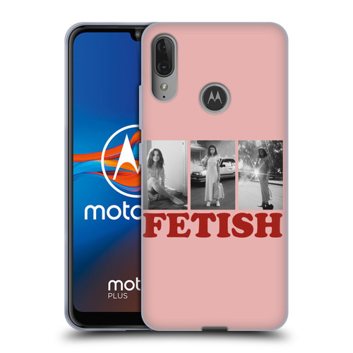 Selena Gomez Fetish Black & White Album Photos Soft Gel Case for Motorola Moto E6 Plus
