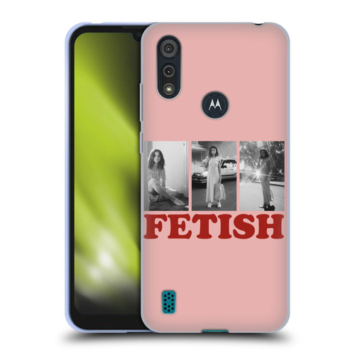 Selena Gomez Fetish Black & White Album Photos Soft Gel Case for Motorola Moto E6s (2020)