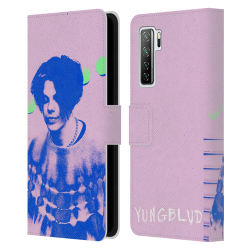 Yungblud Graphics Photo Leather Book Wallet Case Cover For Huawei Nova 7 SE/P40 Lite 5G