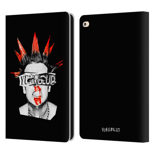 Yungblud Graphics Face Leather Book Wallet Case Cover For Apple iPad Air 2 (2014)