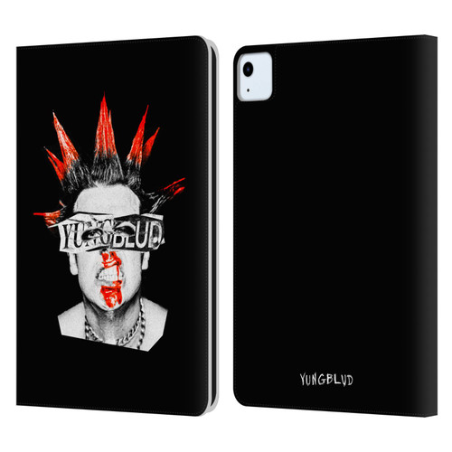 Yungblud Graphics Face Leather Book Wallet Case Cover For Apple iPad Air 11 2020/2022/2024