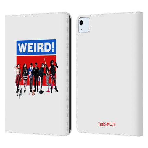 Yungblud Graphics Weird! Leather Book Wallet Case Cover For Apple iPad Air 11 2020/2022/2024
