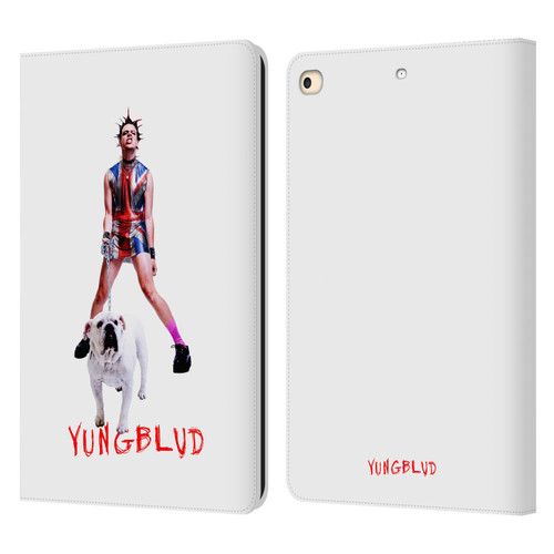 Yungblud Graphics Strawberry Lipstick Leather Book Wallet Case Cover For Apple iPad 9.7 2017 / iPad 9.7 2018
