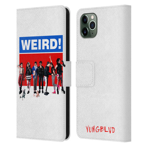 Yungblud Graphics Weird! Leather Book Wallet Case Cover For Apple iPhone 11 Pro Max