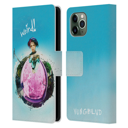 Yungblud Graphics Weird! 2 Leather Book Wallet Case Cover For Apple iPhone 11 Pro