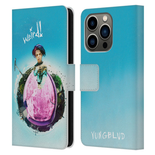 Yungblud Graphics Weird! 2 Leather Book Wallet Case Cover For Apple iPhone 14 Pro