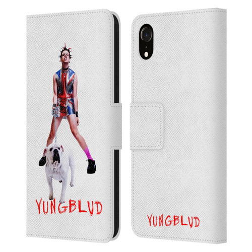 Yungblud Graphics Strawberry Lipstick Leather Book Wallet Case Cover For Apple iPhone XR