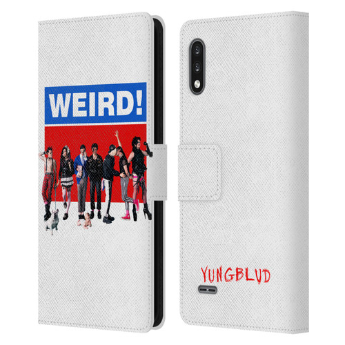 Yungblud Graphics Weird! Leather Book Wallet Case Cover For LG K22