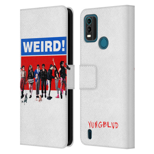 Yungblud Graphics Weird! Leather Book Wallet Case Cover For Nokia G11 Plus