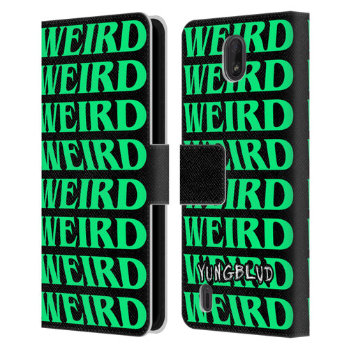 Yungblud Graphics Weird! Text Leather Book Wallet Case Cover For Nokia C01 Plus/C1 2nd Edition