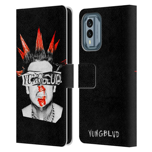 Yungblud Graphics Face Leather Book Wallet Case Cover For Nokia X30