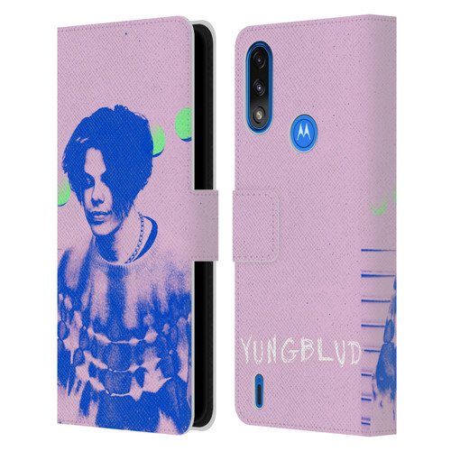 Yungblud Graphics Photo Leather Book Wallet Case Cover For Motorola Moto E7 Power / Moto E7i Power