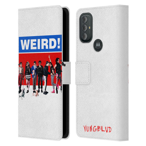 Yungblud Graphics Weird! Leather Book Wallet Case Cover For Motorola Moto G10 / Moto G20 / Moto G30