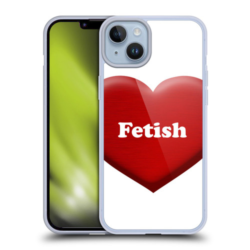 Selena Gomez Key Art Fetish Heart Soft Gel Case for Apple iPhone 14 Plus