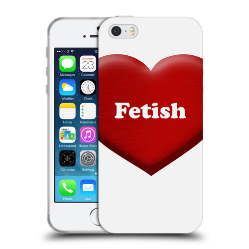 Selena Gomez Key Art Fetish Heart Soft Gel Case for Apple iPhone 5 / 5s / iPhone SE 2016