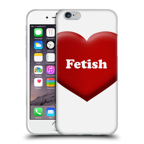 Selena Gomez Key Art Fetish Heart Soft Gel Case for Apple iPhone 6 / iPhone 6s