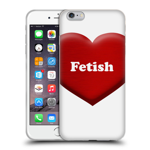 Selena Gomez Key Art Fetish Heart Soft Gel Case for Apple iPhone 6 Plus / iPhone 6s Plus