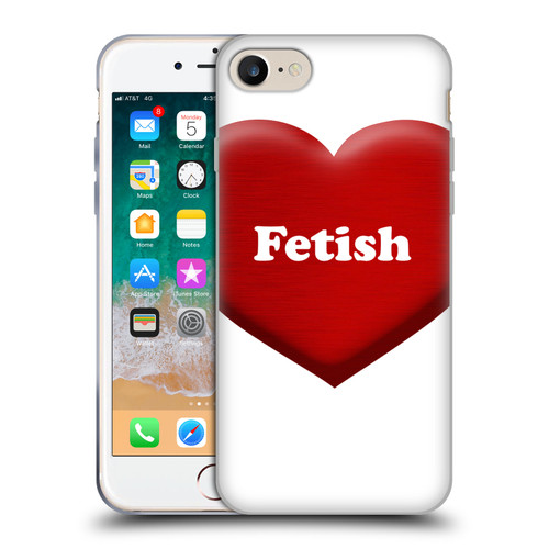 Selena Gomez Key Art Fetish Heart Soft Gel Case for Apple iPhone 7 / 8 / SE 2020 & 2022