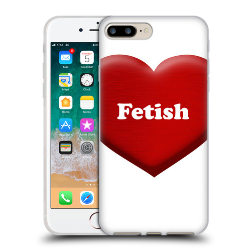 Selena Gomez Key Art Fetish Heart Soft Gel Case for Apple iPhone 7 Plus / iPhone 8 Plus