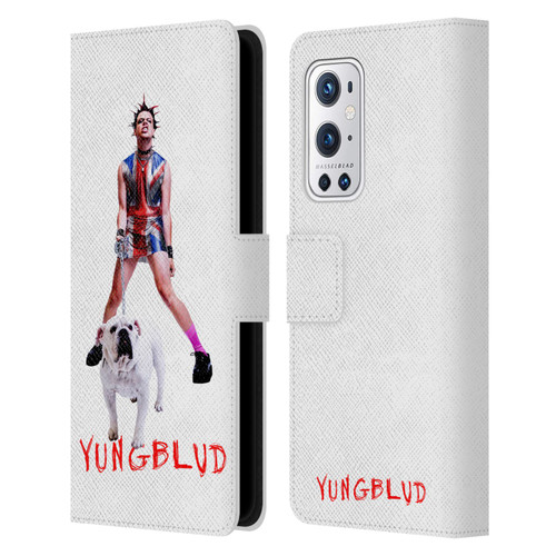 Yungblud Graphics Strawberry Lipstick Leather Book Wallet Case Cover For OnePlus 9 Pro