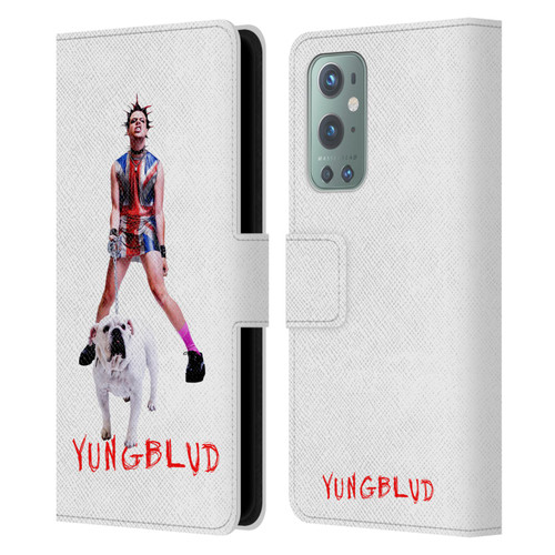 Yungblud Graphics Strawberry Lipstick Leather Book Wallet Case Cover For OnePlus 9